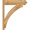 Ekena Millwork Thorton Arts & Crafts Rough Sawn Outlooker, Western Red Cedar, 8"W x 32"D x 38"H OUT08X32X38THR03RWR - alternate 4